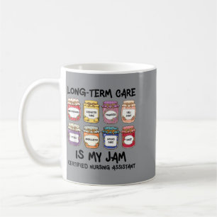 Caneca De Café Cna de Cuidados de Longo Prazo É Enfermagem Certif