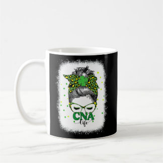 Caneca De Café Cna Life Messaging Bun Leopard St Patricks Da