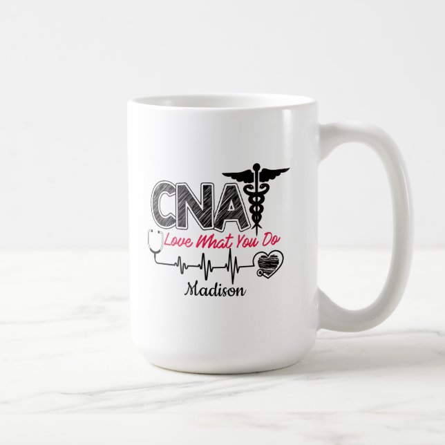 Caneca De Café CNA Personalizar o amor que você faz (Direita)