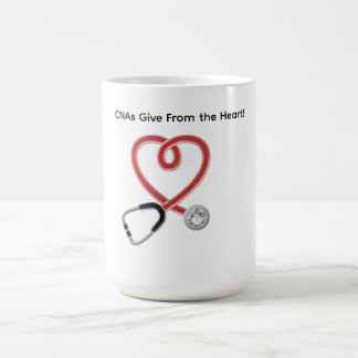 Caneca De Café CNAs Give From the Heart Mug