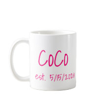 Co-Co Data Estabelecida Café Mug