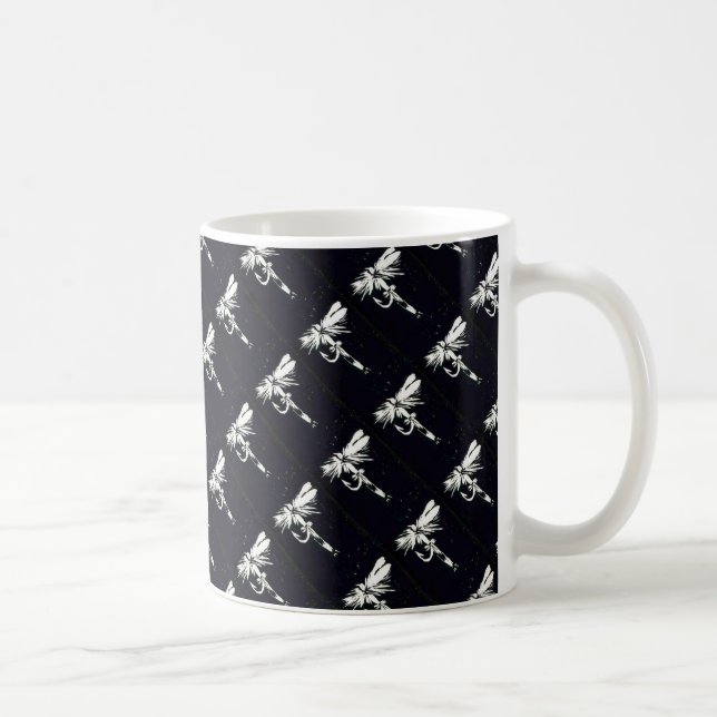 Caneca De Café "Coachman Black", Molhado com trança de mosca úmid (Direita)