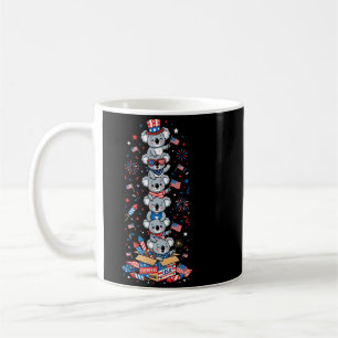 Caneca De Café Coala Engraçado Bandeira Americana Dia da Memória 