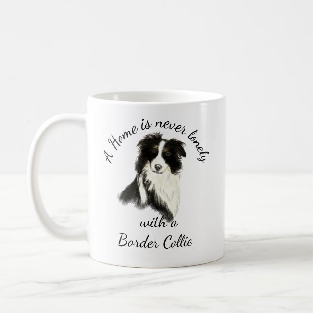 Caneca De Café Coalho Cão Pet Da Borda Da Água (Esquerda)