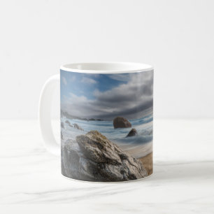 Caneca De Café Coastline Stormy Big Sur, Califórnia