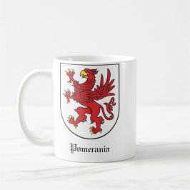 Caneca De Café Coat of Arms of Pomerania Majestic Griffin Art