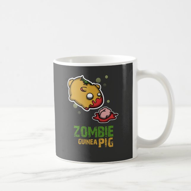 Caneca De Café Cobaia bonito do zombi (Direita)