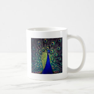 Caneca De Café Cobalto Blue Peacock