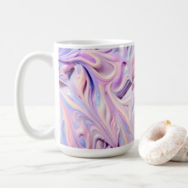 Caneca De Café cobertura colorida (Com Donut)