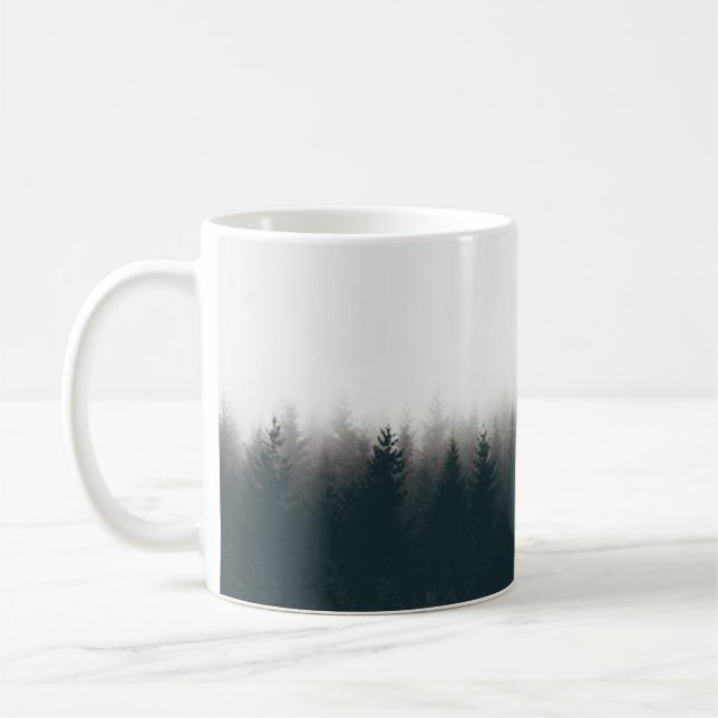 CANECA DE CAFÉ COBERTURA DE ÁRVORES ABRANGIDAS POR FOGOS (Esquerda)