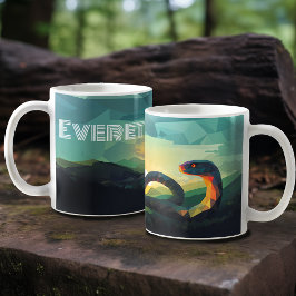 Caneca De Café Cobra Clever e criativo - Personalizado