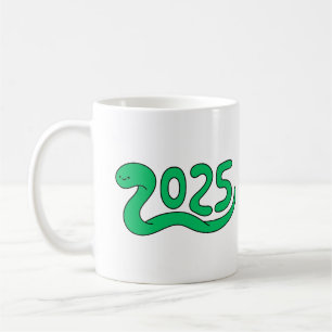 Caneca De Café cobra de Celebração de 2025