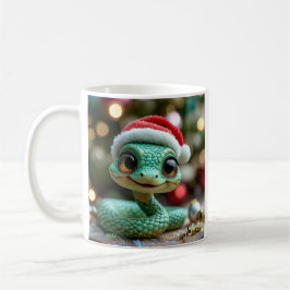 Caneca De Café Cobra de Natal