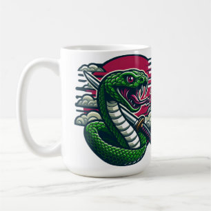 Caneca De Café Cobra verde