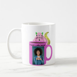 Caneca De Café Cobrança Única de Lover de Esquilo