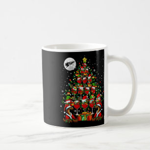 Caneca De Café Cobras De papai noel E De Vinho Bebidas De Árvore 