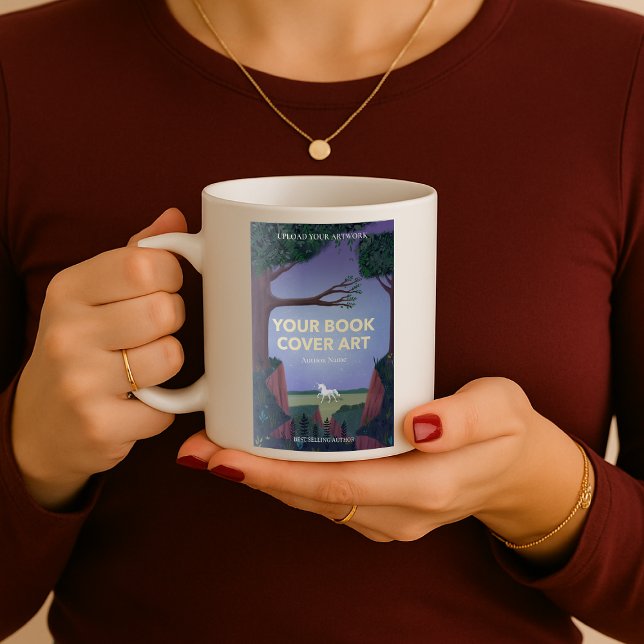 Caneca De Café Cobrir de Livro | Promocional de Lançamento do Liv (Criador carregado)