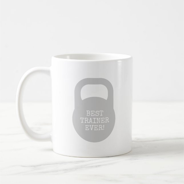 Caneca De Café cobrir kettlebell estilo do treinador (Esquerda)