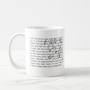 Caneca De Café Coca-Cola Cerâmica Inspirada, Coff Motivacional