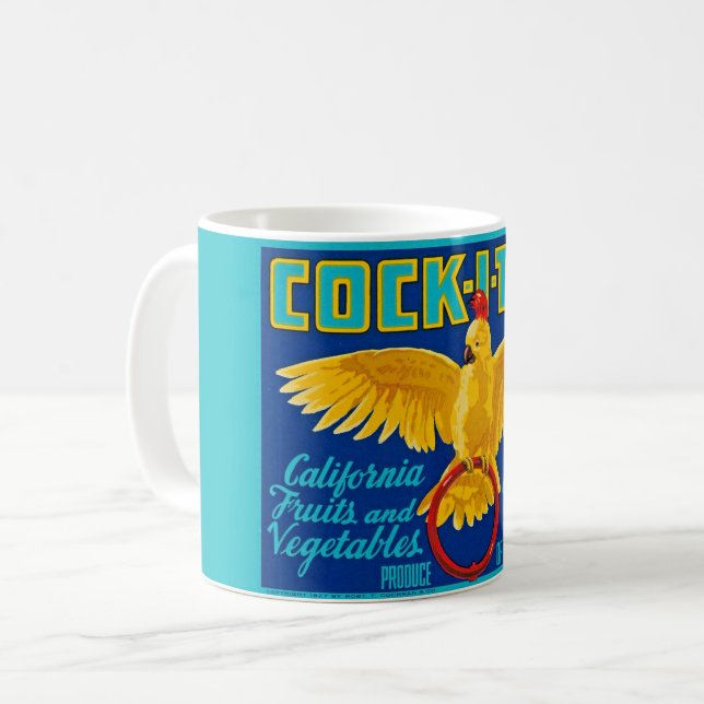 Caneca De Café Cock-I-Too Mug (Frente Esquerda)