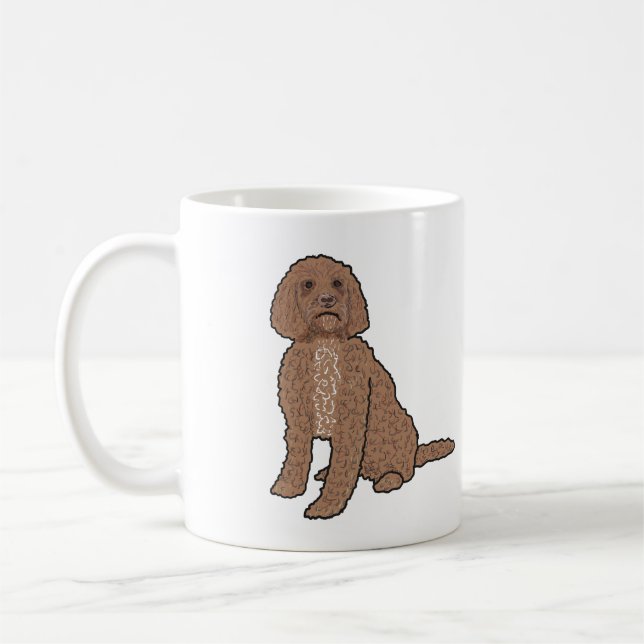 Caneca De Café Cockapoo (Esquerda)