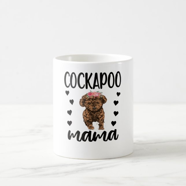 Caneca De Café Cockapoo Cão Mama Cão Cockapoo Cão Cão Caco Caco C (Centro)