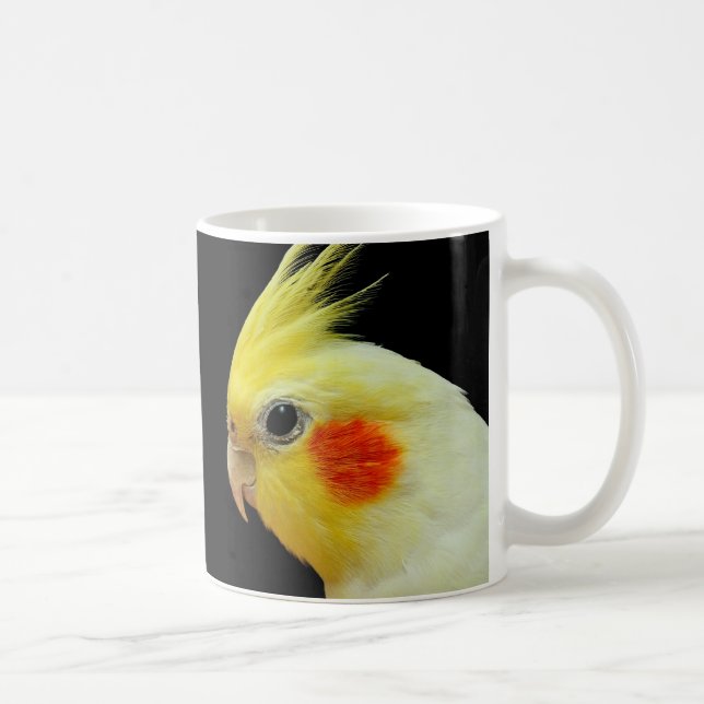 Caneca De Café Cockatiel de Lutino (Direita)