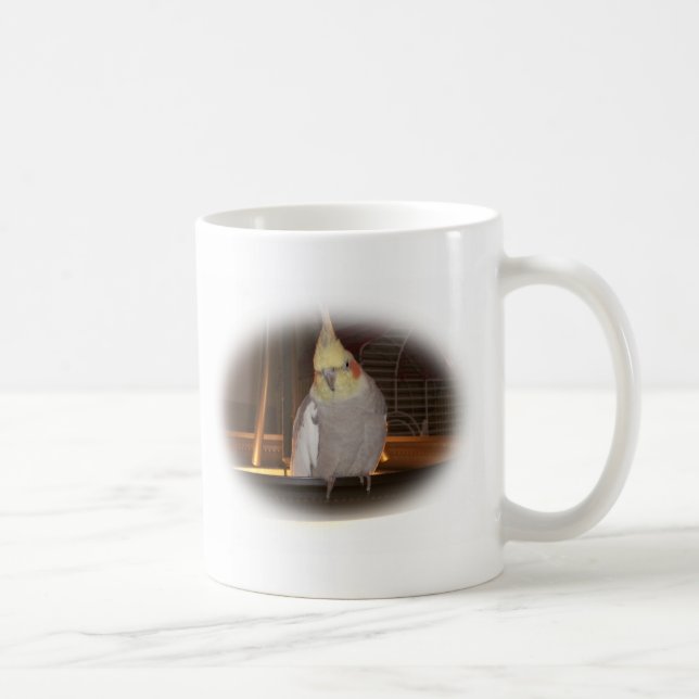 Caneca De Café Cockatiel Mug Curioso (Direita)