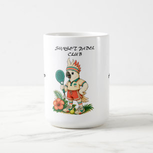 Caneca De Café Cockatoo Retro Personalizado Clube de Padel Júnior
