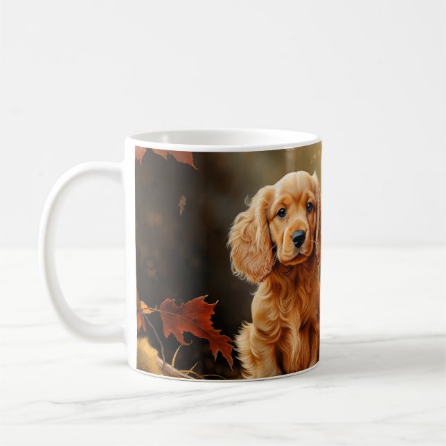 Caneca De Café Cocker Spaniel americano (Esquerda)