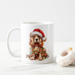 Caneca De Café Cocker Spaniel Dog Puppy Natal