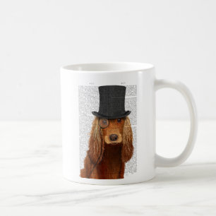 Caneca De Café Cocker Spaniel, Formal Hound e Chapéu