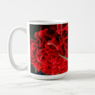 Caneca De Café Cockscomb Arranjando suas coisas em um