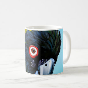 Caneca De Café Cocô preto com penas amarelas