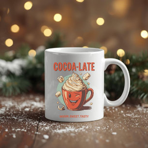 Caneca De Café Cocoa-late – Piada de Natal de Chocolate Quente En