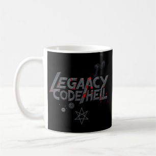 Caneca De Café "CODE HELL DO CÓDIGO LEGADO" Luminosa de metal - P