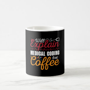 Caneca De Café Codificação Médica Codificação Café Codificação IC