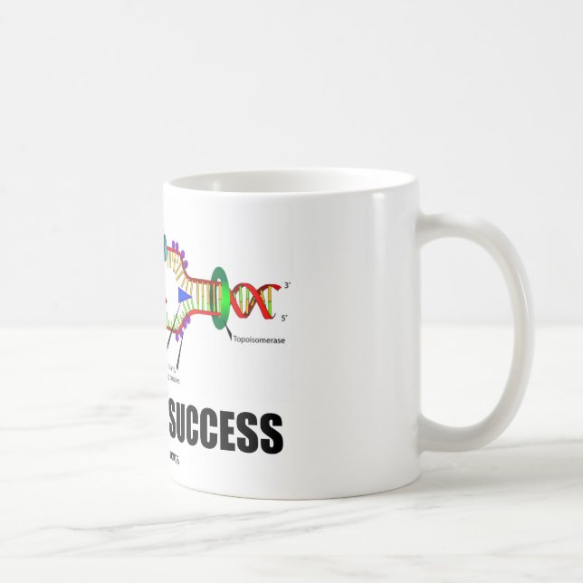 Caneca De Café Codificado para sucesso (replicação de DNA) (Direita)