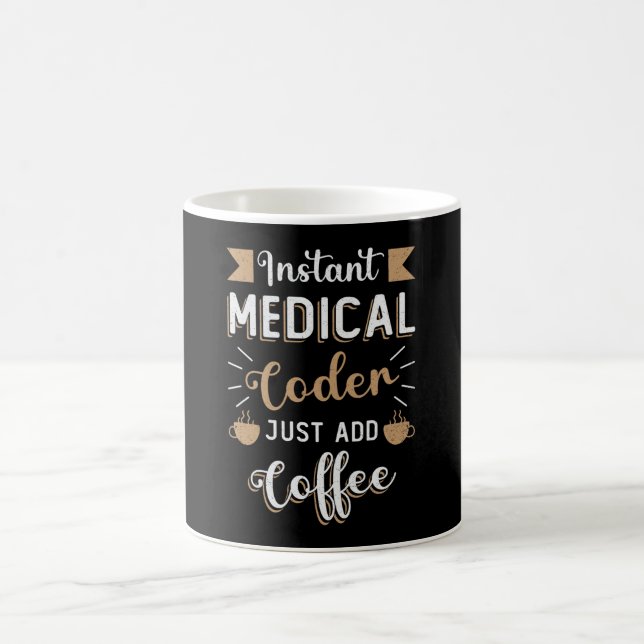Caneca De Café Codificador de café médico instantâneo Codificação (Centro)