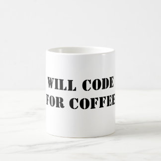 Caneca De Café Codificará para o café