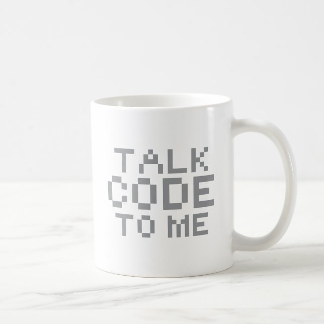 CANECA DE CAFÉ CÓDIGO DA CONVERSA A MIM (Direita)