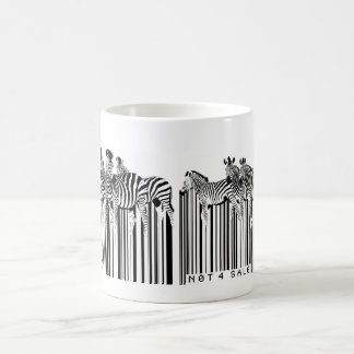 Caneca De Café código de barras das zebras