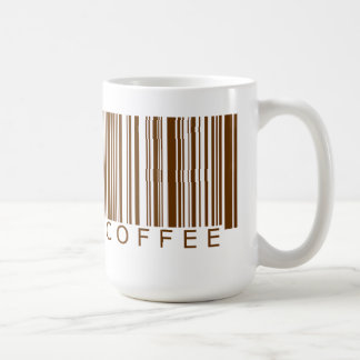 Caneca De Café Código de barras do café