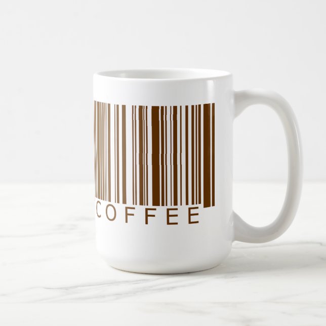 Caneca De Café Código de barras do café (Direita)