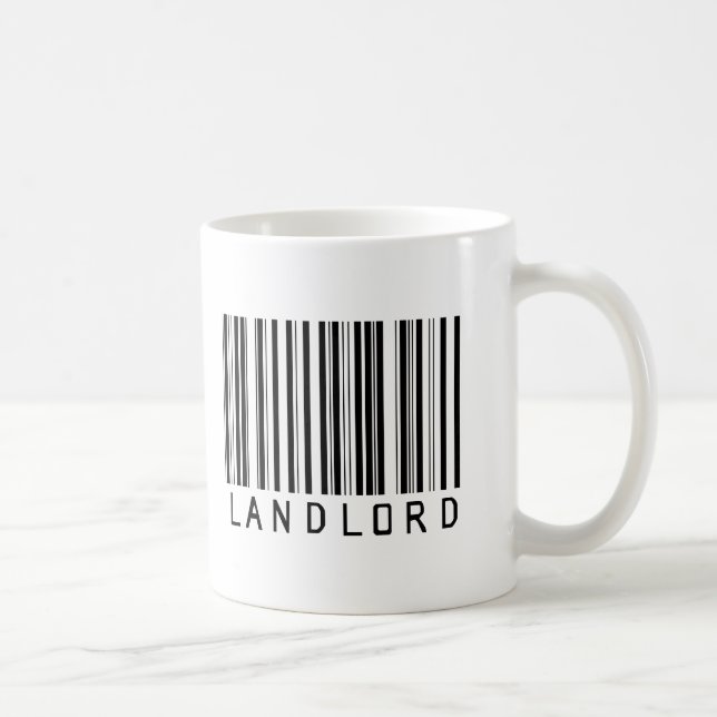 Caneca De Café Código de barras do proprietário (Direita)