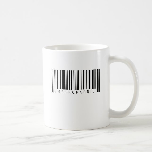 Caneca De Café Código de barras ortopédico (Direita)