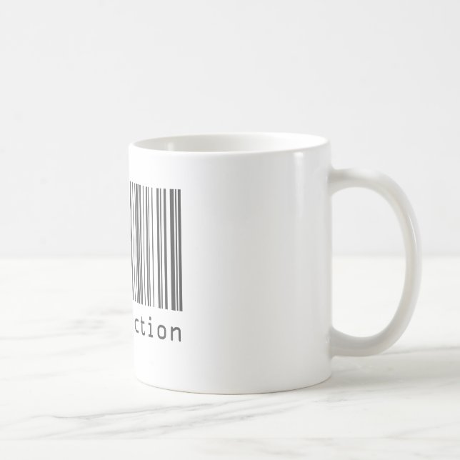 Caneca De Café Código de barras - Satisfação (Direita)