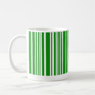 Caneca De Café Código de barras verde