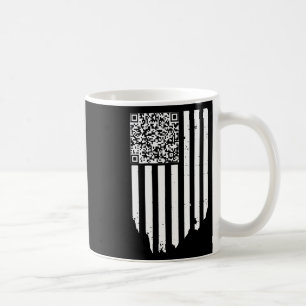 Caneca De Café Código de Dança de Ritonância Qr Trump Funny