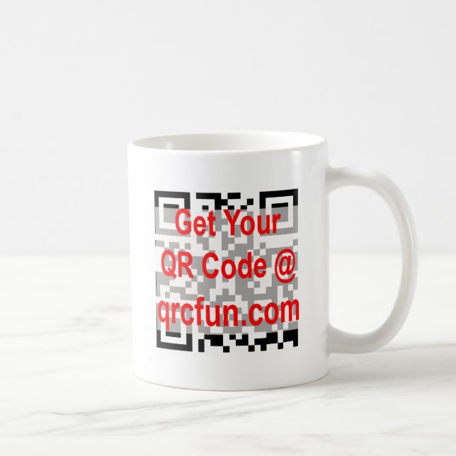 Caneca De Café Código de QR (Direita)